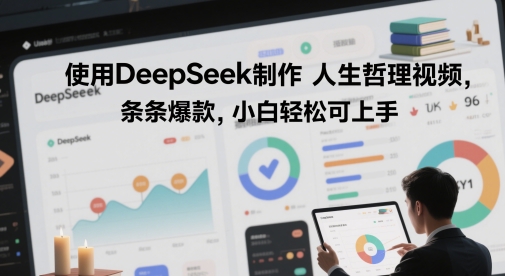 使用DeepSeek制作人生哲理视频，条条爆款，小白轻松可上手-鼎铸网