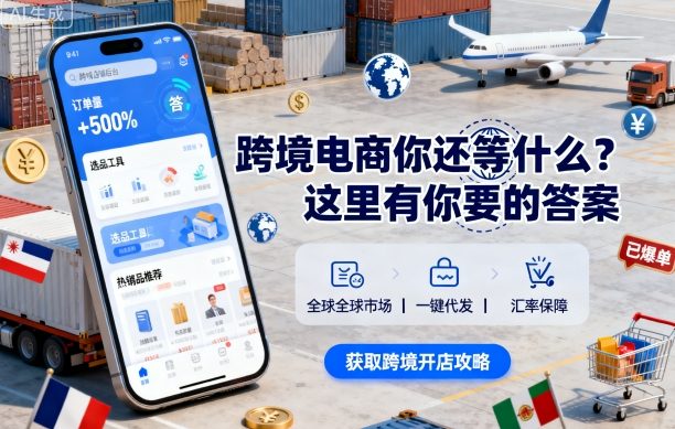 跨境电商你还等什么？这里有你要的答案【音频课】-冒泡网