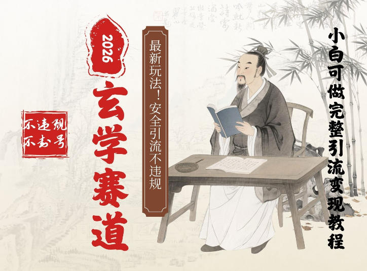 最新玄学玩法新方法引流手把手带你实操，单日可变现3张的小白指南操作，安全引流不违规的方法-冒泡网