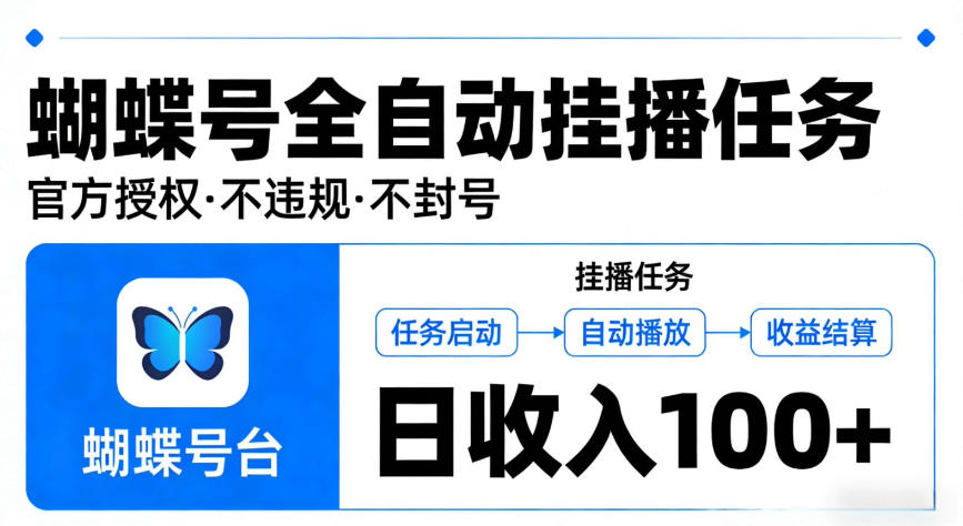 视频号全自动挂播任务，官方授权不违规不封号，日收入100+【揭秘】-冒泡网