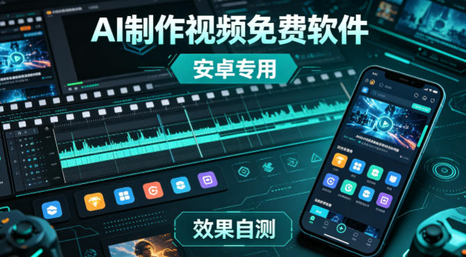 AI制作视频免费软件，安卓软件，效果自测-冒泡网