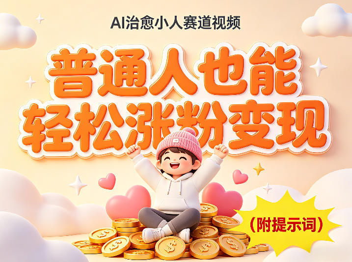 aie6b2bbe68488e5b08fe4babae8b59be98193e8a786e9a291efbc8ce699aee9809ae4babae4b99fe883bde8bdbbe69dbee6b6a8e7b289e58f98e78eb0efbc8ce5ae9e_69dcb68d56692.jpeg AI治愈小人赛道视频,普通人也能轻松涨粉变现,实操教学(附完整提示词)