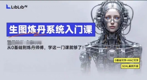 LibLibAI哩布哩布生图炼丹系统入门课，从生图到炼丹，只学这一门就够了-冒泡网