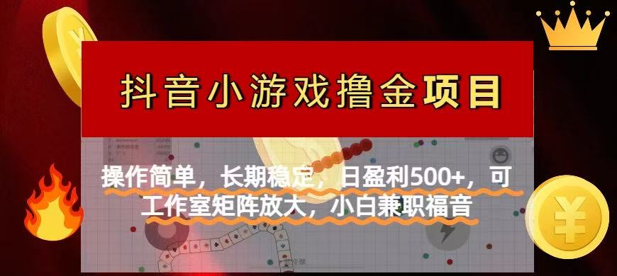 【抖音小游戏发行人计划项目】操作简单，长期稳定，日盈利500+，可工作...-冒泡网