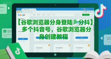 谷歌浏览器分身登陆多个抖音号，谷歌浏览器分身创建教程-冒泡网