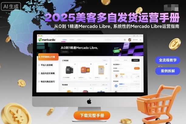 1ad9a18ba8c0157bdb6d30fdc8b6c4a9.jpeg 2025美客多自发货运营手册:从0到1精通Mercado Libre,系统性的Mercado Libre运营指南