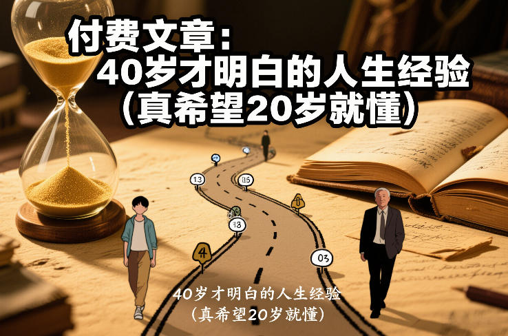 付费文章：40岁才明白的人生经验(真希望20岁就懂)-冒泡网
