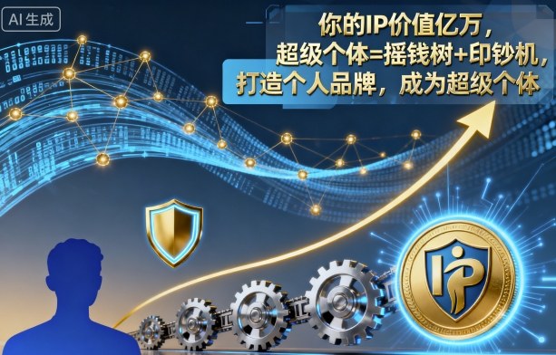 1f988429eefb8405c469696d28dff779.jpeg 你的IP价值亿万,超级个体=摇钱树+印钞机,打造个人品牌,成为超级个体