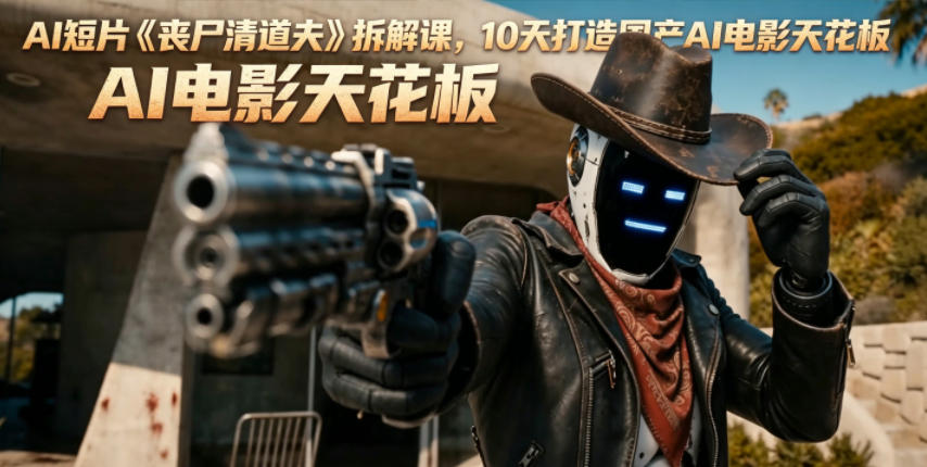 2027151f56ff52b216f33bc9cdf222df.jpeg AI短片《丧尸清道夫》拆解课,10天打造国产AI电影天花板
