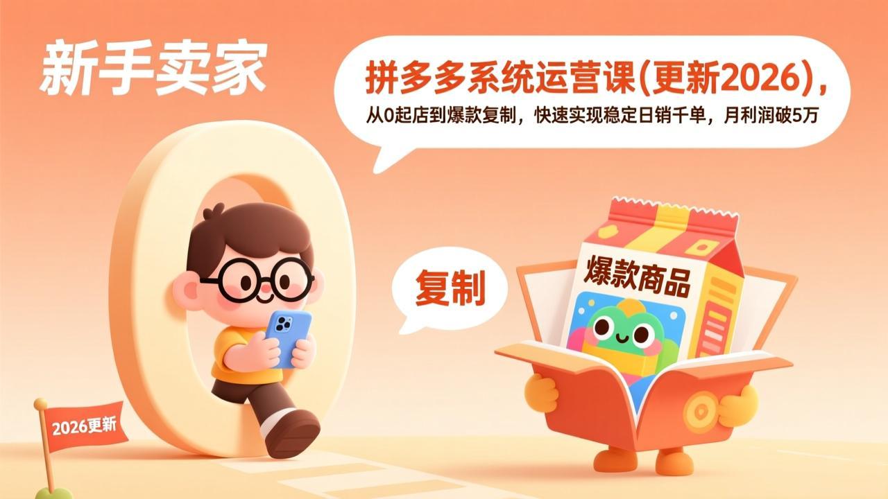 拼多多系统运营课(更新4月-冒泡网
