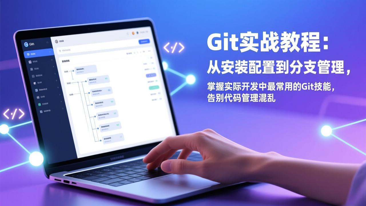 Git实战教程：从安装配置到分支管理，掌握实际开发中最常用的Git技能，告别代码管理混乱-冒泡网