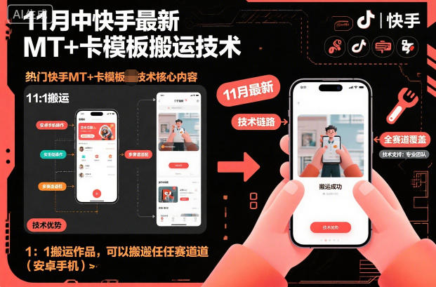 2a05b0093c415b2b699bc330abe38d23.jpeg 11月中快手最新MT+卡模板搬运技术,1:1搬运作品,可以搬运任何赛道(安卓手机)