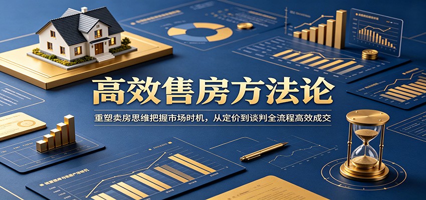 高效售房方法论：重塑卖房思维把握市场时机，从定价到谈判全流程高效成交-冒泡网