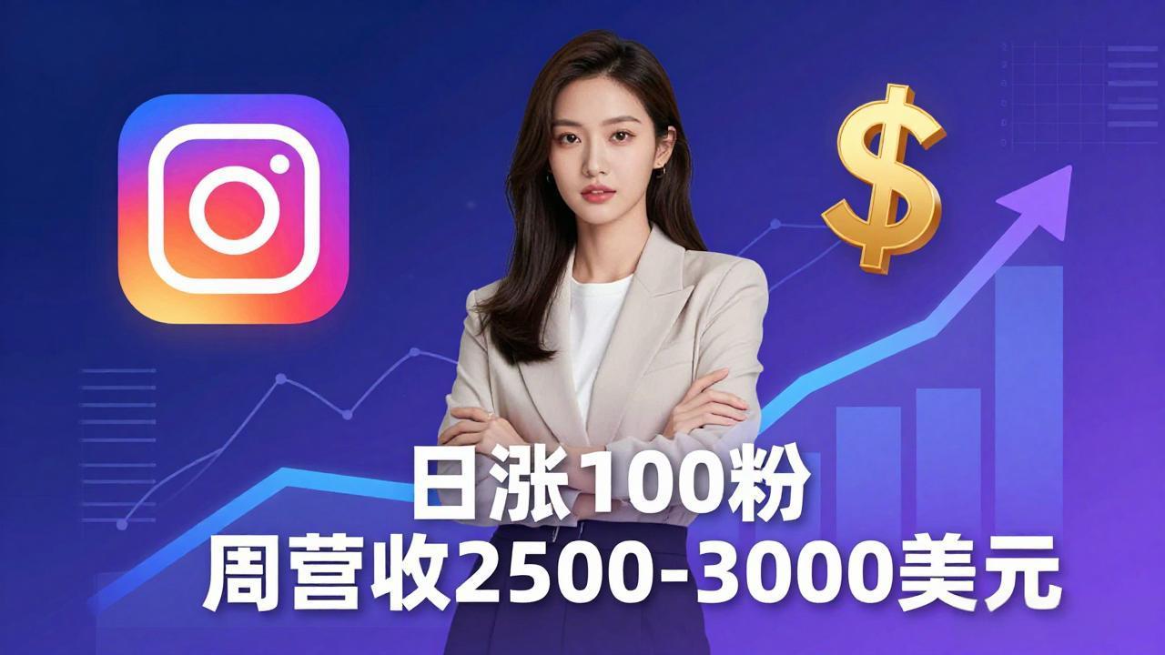 想做数字产品？Sheri亲授：日涨100粉、每周2500至3000美元的营收，Instagram躺着赚-冒泡网