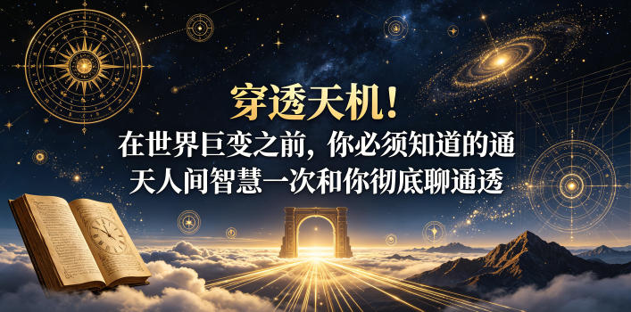 付费文章：穿透天机！在世界巨变之前，你必须知道的通天人间智慧一次和你彻底聊通透-蜗牛学社
