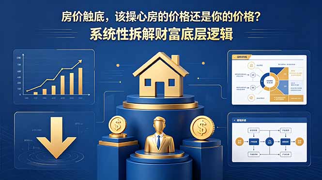 付费文章：房价触底，该操心房的价格还是你的价格？系统性拆解财富底层逻辑-冒泡网