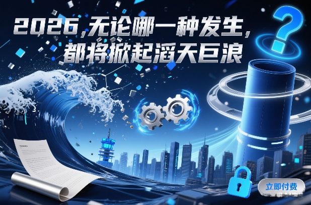 付费文章：2026，无论哪一种发生，都将掀起滔天巨浪-冒泡网
