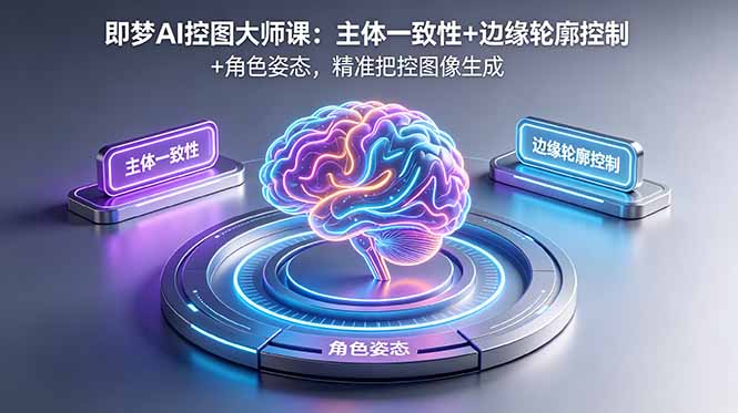 4500cf322a523b10d09e265188fde761.jpeg 即梦AI控图大师课:主体一致性+边缘轮廓控制+角色姿态,精准把控图像生成