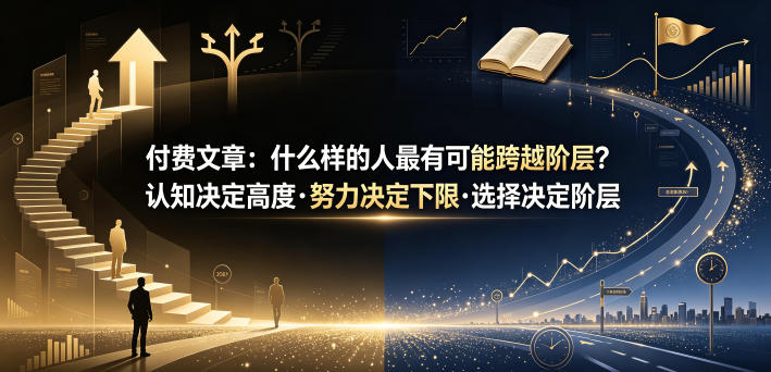 49c9169e4d8cdfb9f5ca4e5f78b282df.jpeg 付费文章:什么样的人最有可能跨越阶层?认知决定高度·努力决定下限·选择决定阶层