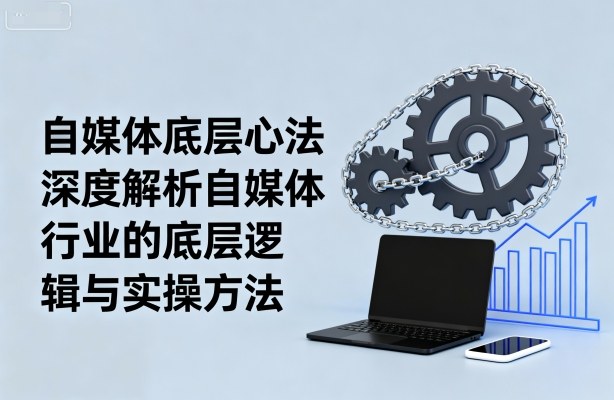 自媒体底层心法，深度解析自媒体行业的底层逻辑与实操方法-冒泡网