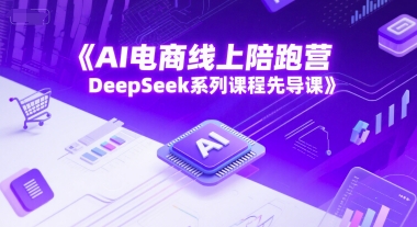 AI电商线上陪跑营，DeepSeek系列课程先导课-冒泡网