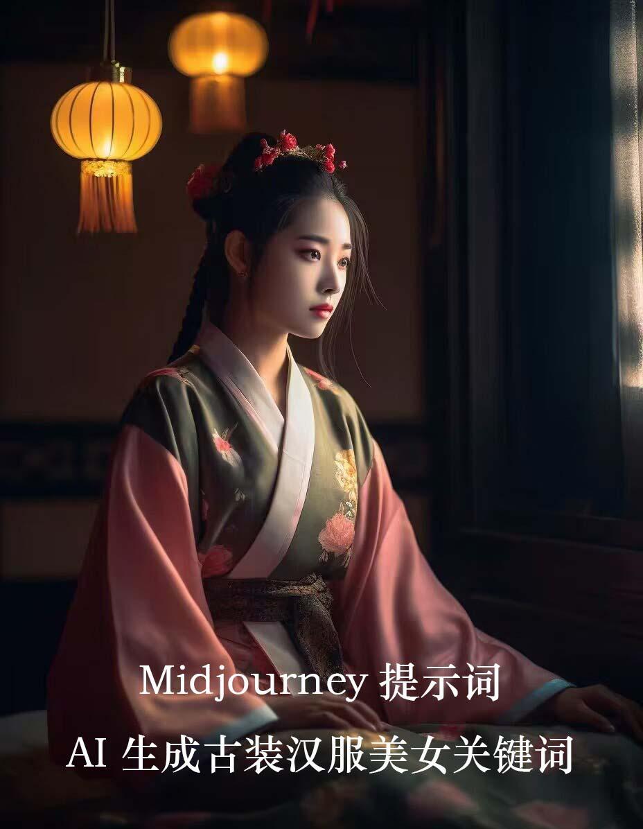 Midjourney关键词-AI生成中国风古装汉服美女人像提示关键词-冒泡网