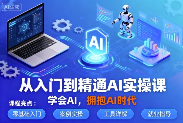 6204855e7bd8221a46dcda50346fef3f.jpeg 从入门到精通AI实操课,学会AI,拥抱AI时代