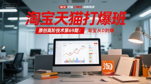 淘宝天猫打爆班原创高阶技术第69期：淘宝从0到爆-冒泡网