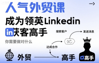 人气外贸课-成为领英Linkedin获客高手，你需要做对什么-冒泡网