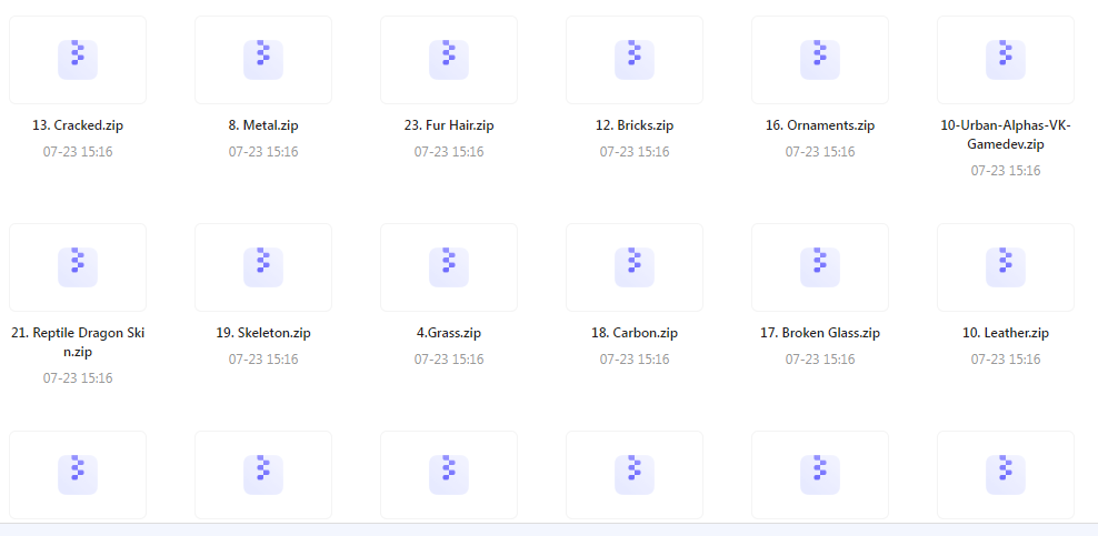 【素材分享】实用教程+素材 Zbrush与Blender表面纹理合集-冒泡网