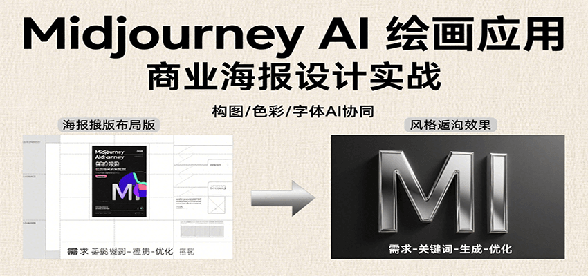 Midjourney AI绘画应用，关键词指令解析、漫画头像制作、海报设计、3D人物生成等-冒泡网