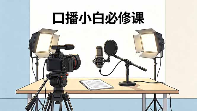 口播小白必修课：录像收音灯光设备+脚本撰写，搭专业级录制场景-冒泡网