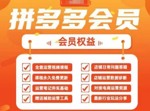 2025拼多多运营实战课，40节全流程教学，覆盖拼多多运营全链路-冒泡网