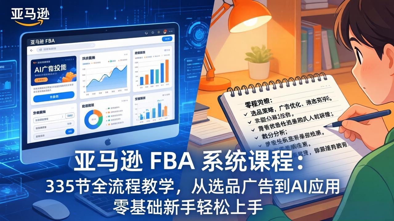 亚马逊 FBA 系统课程(更新26年3月-冒泡网
