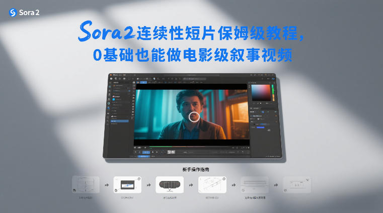 Sora2连续性短片保姆级教程，0基础也能做电影级叙事视频-冒泡网