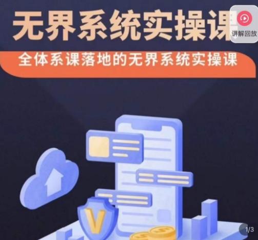 9b13a317972cbf34746ad3cb06d7259b.jpeg 老衲·无界系统实操课,全体系落地无界改版后选择、出价、高投产做付费引流