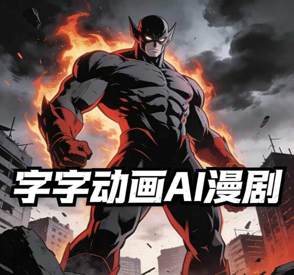 字字动画AI漫剧2026年第1期系统课程，小白看完就能学会实操的漫剧课，单人月收1-3W-冒泡网