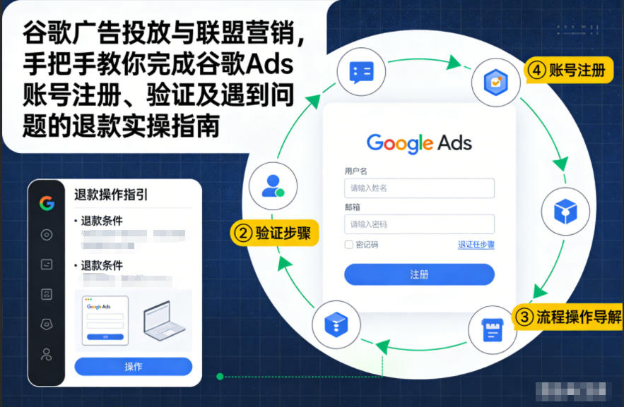 谷歌广告投放与联盟营销，手把手教你完成谷歌Ads账号注册、验证及遇到问题的退款实操指南-冒泡网