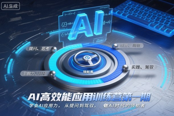 AI高效能应用训练营第一期，学会AI应用力，从提问到驾驭，做AI时代的领航者(更新)-冒泡网