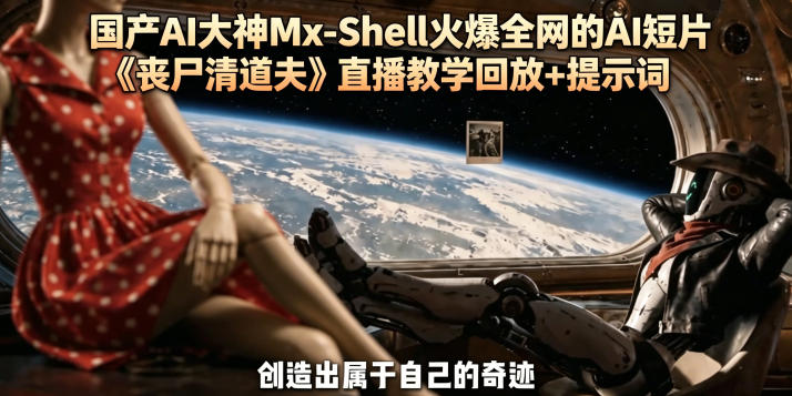 af2d869268d43751bcee531ad825009a.jpeg 国产AI大神Mx-Shell火爆全网的AI短片《丧尸清道夫》直播教学回放+提示词