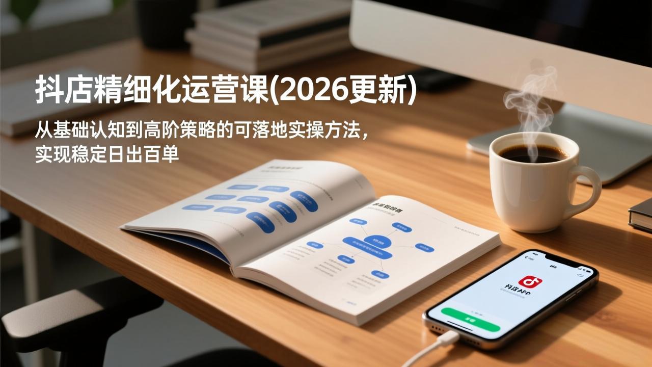 抖店精细化运营课(2026更新-蜗牛学社