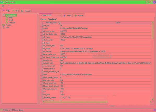 ba2639cc6bab52f7ac0cc4d9a8882ed0.jpeg MyDB Studio(数据库管理系统) v1.3 汉化中文版