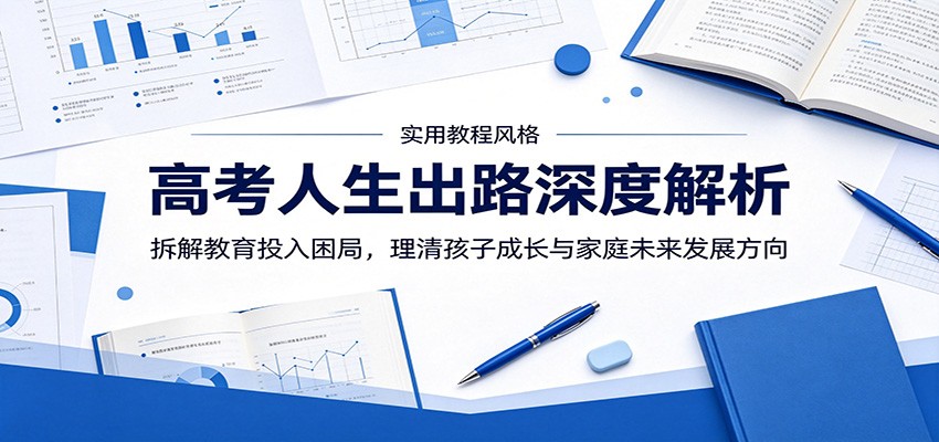 高考人生出路深度解析:拆解教育投入困局,理清孩子成长与家庭未来发展方向-冒泡网