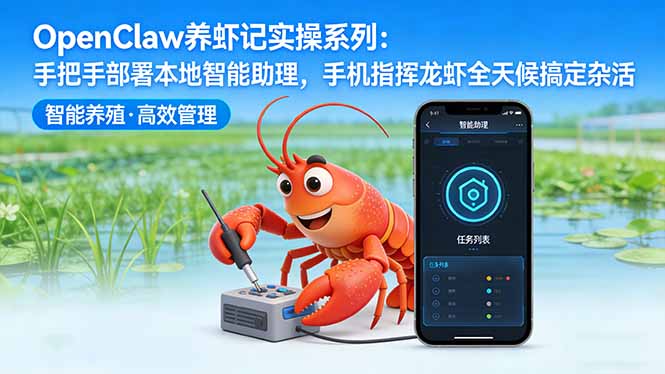 OpenClaw养虾记实操系列-更新：手把手部署本地智能助理，手机指挥龙虾全天候搞定杂活-冒泡网