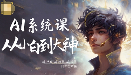 c54a1049bc026d167a34973801ebc5f6.jpeg AI系统课程,从小白到大神系统学AI,AI声音-AI绘画-AI视频一门课全掌握