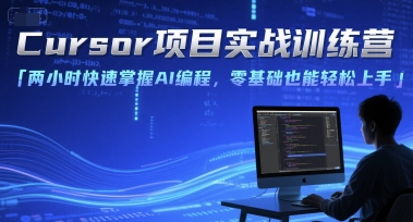 Cursor项目实战训练营，两小时快速掌握AI编程，零基础也能轻松上手-冒泡网
