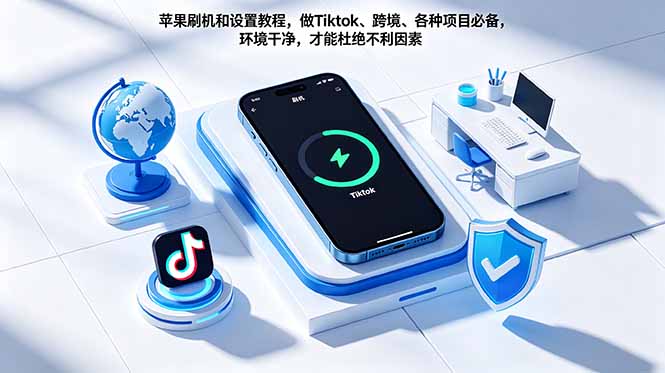 苹果刷机和设置教程，做Tiktok、跨境、各种项目必备，环境干净，才能杜绝不利因素-冒泡网
