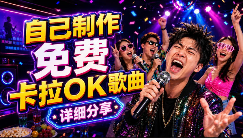 零基础AI制作免费卡拉OK视频教程，从歌曲生成、音轨分离到字幕制作、视频导出，手把手教学-冒泡网