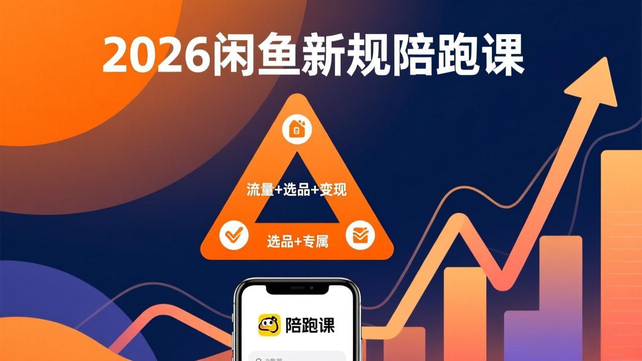 2026闲鱼高阶陪跑课全新上线，带你吃透新规玩转选品流量，从零搭建稳定变现盈利体系-冒泡网
