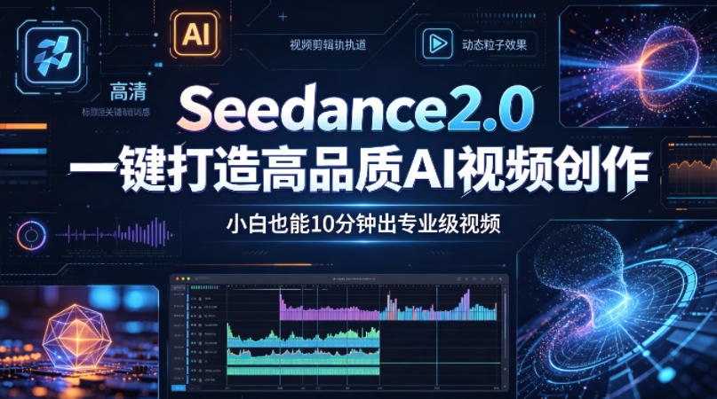 Seedance2.0一键打造高品质AI视频创作，小白也能10分钟出专业级视频-冒泡网